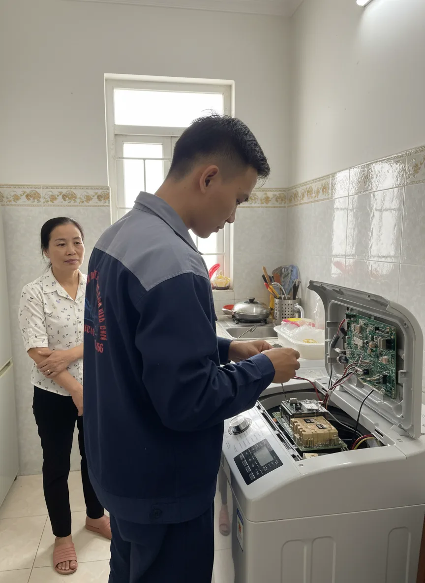 Sửa máy giặt không vắt tại Đà Nẵng chuyên nghiệp