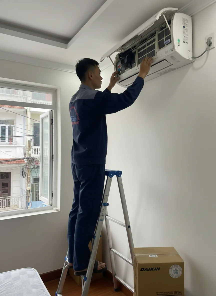 Sửa Máy Lạnh Tại Quận Cẩm Lệ Đà Nẵng: Lắp Chỉnh Dời Lỗi Khó Chuẩn Thợ Giỏi