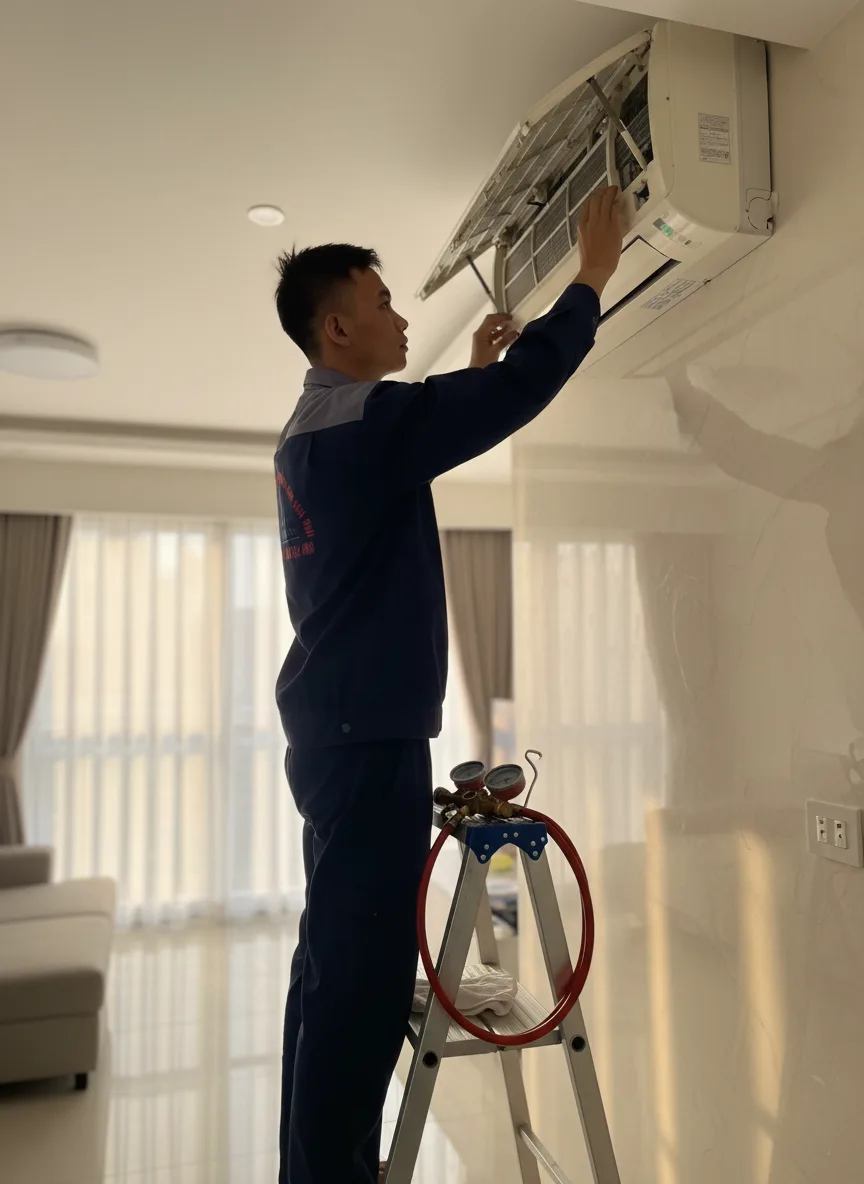 Thợ sửa điện lạnh chuyên nghiệp