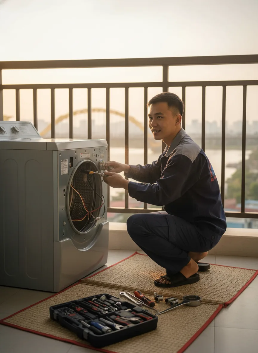Dịch vụ sửa máy sấy quần áo tại Đà Nẵng